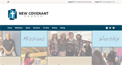 Desktop Screenshot of newcovenantmb.com